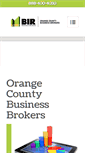 Mobile Screenshot of businessbrokersorangecounty.com